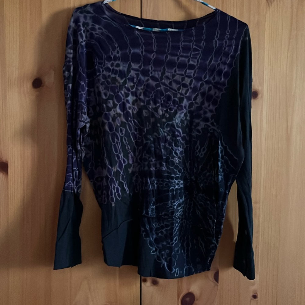 Raquel Allegra, size small gorgeous tie dye long sleeved shirt